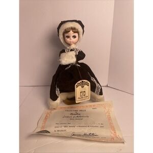 1 Bradley Miss‎ January Doll With Box 80s Made In Korea Vintage W/ COA